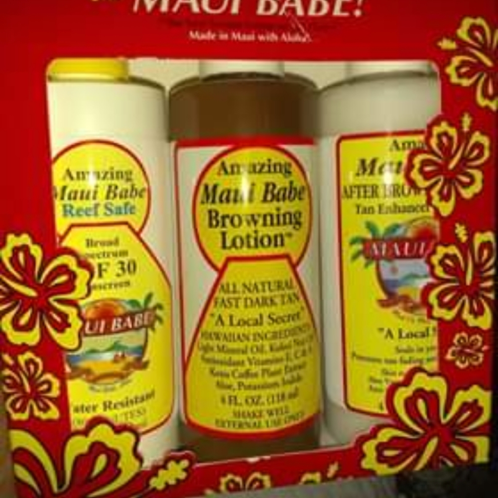 Amazing Maui babe tanning lotion